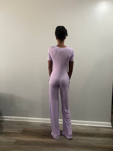 Purple jumpsuit